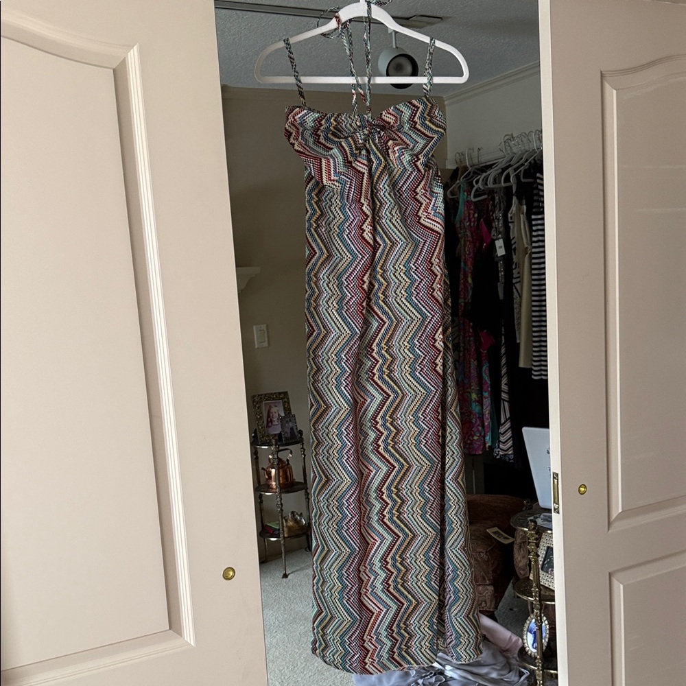 Elan Colorful Patterned Dress